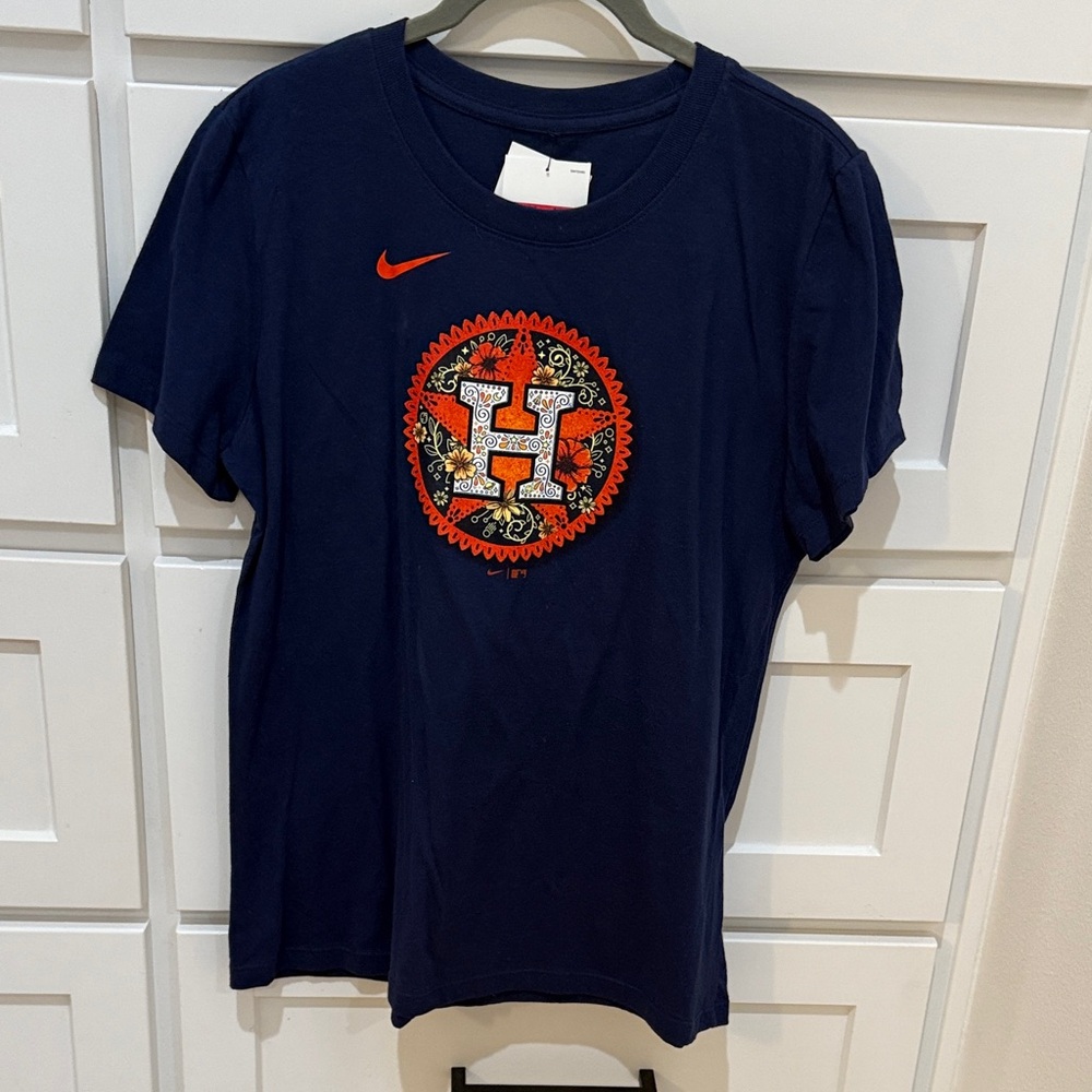 Nike Houston Astros Women’s fitted baseball T-Shirt - Picture 3 of 4